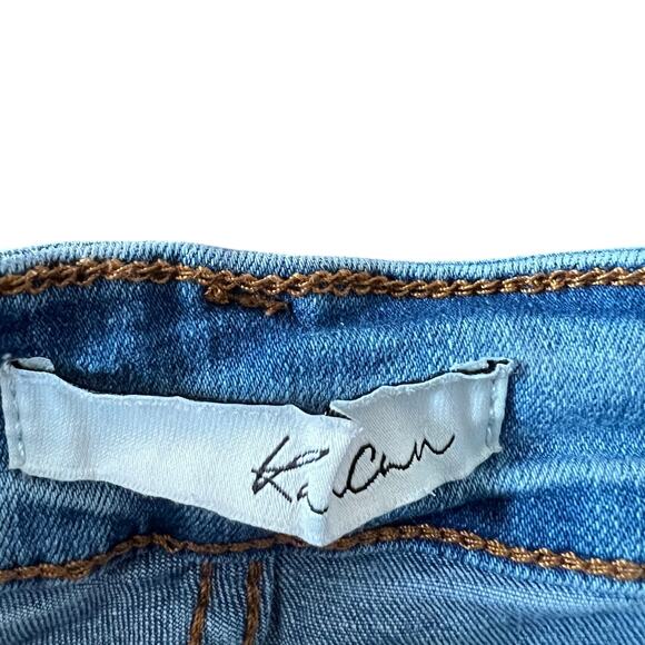KANCAN Estilo‎ Mid Rise Cuffed Denim Jean Shorts Womens 5 Springbreak - Picture 3 of 5